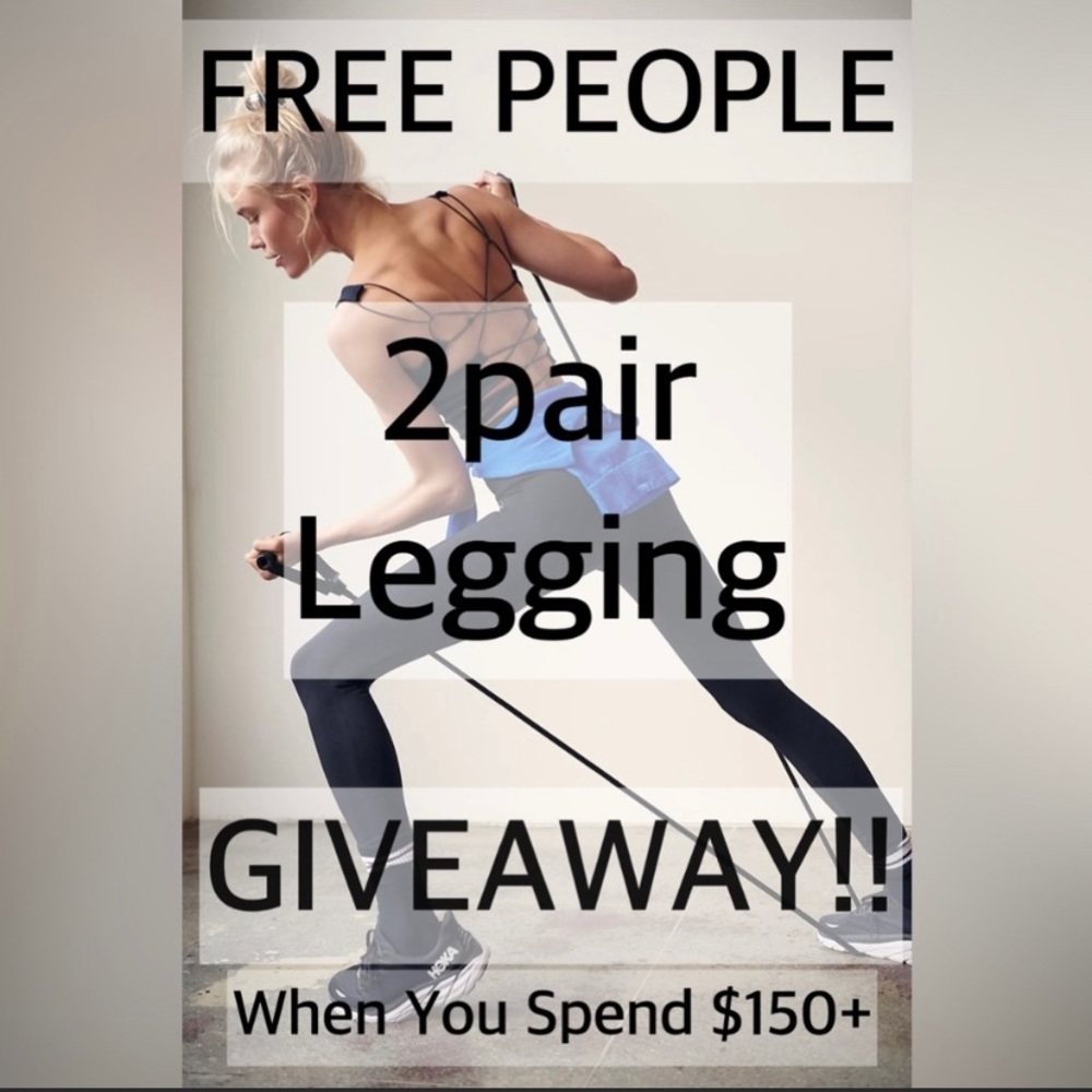 2 Free NWOT FP Movement Leggings with $150 Purchase